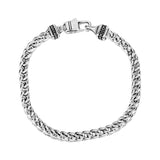 Pulsera redonda Franco Link | 5MM - Pulseras de acero para hombre - The Steel Shop