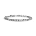 King's Chain Bracelet | 4MM - Mens Steel Bracelets - The Steel Shop