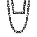 Elongated Link Chain | 7MM - Men Necklace - The Steel Shop