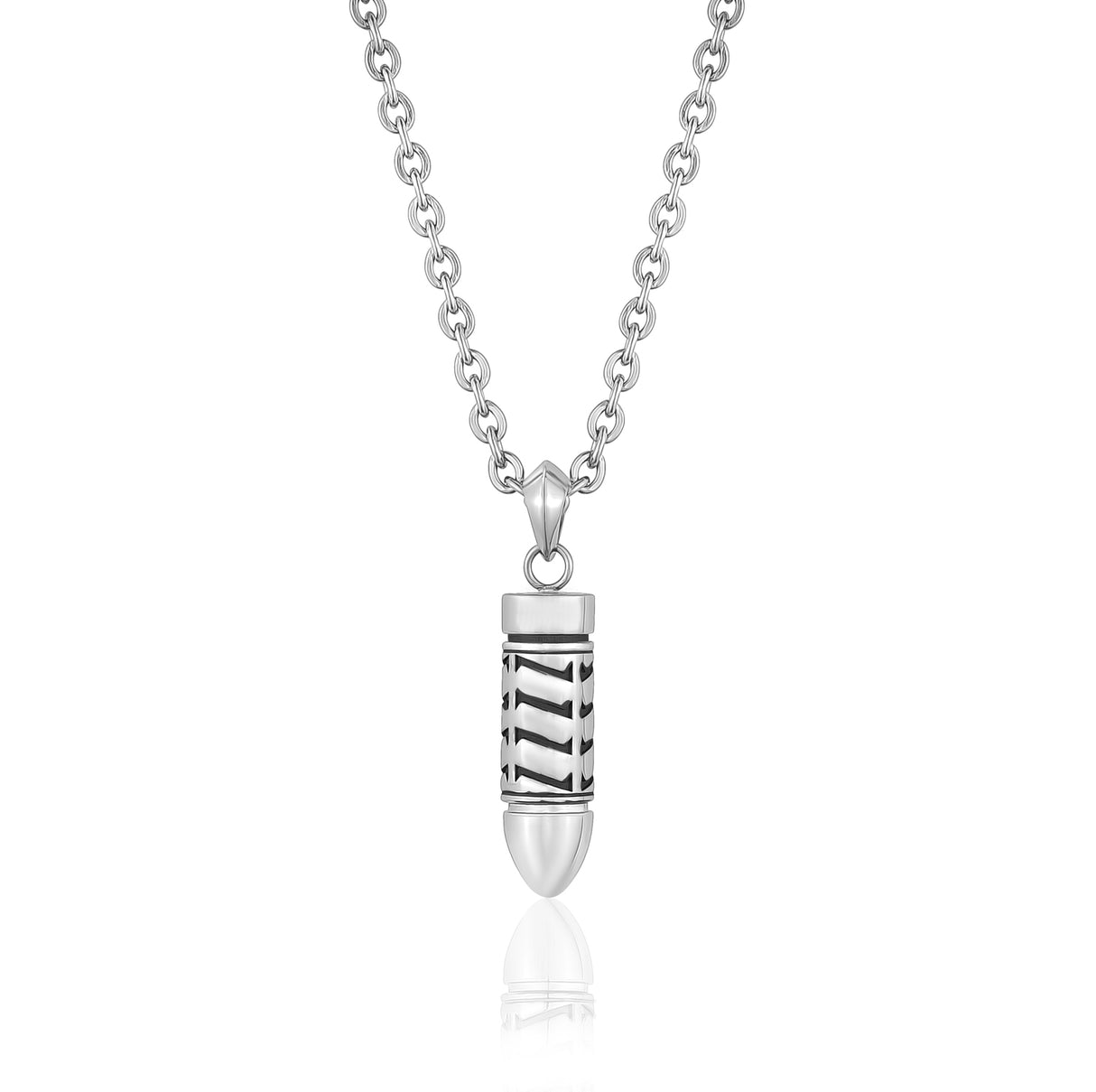 Bullet Urn Pendant - Men Pendant - The Steel Shop