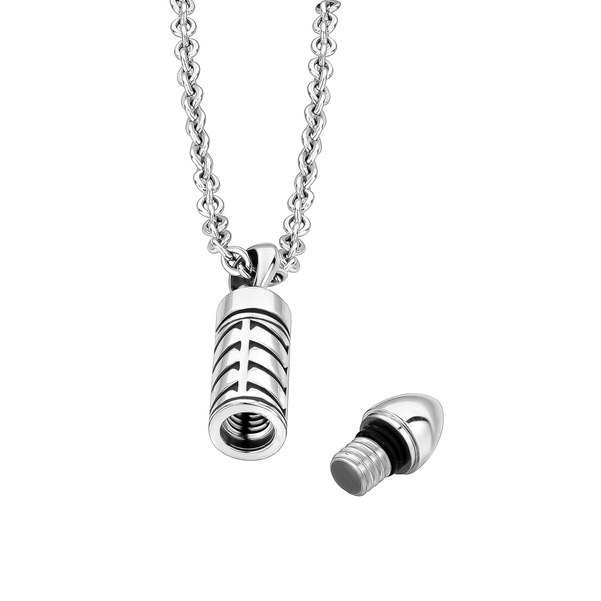 Bullet Urn Pendant - Men Pendant - The Steel Shop