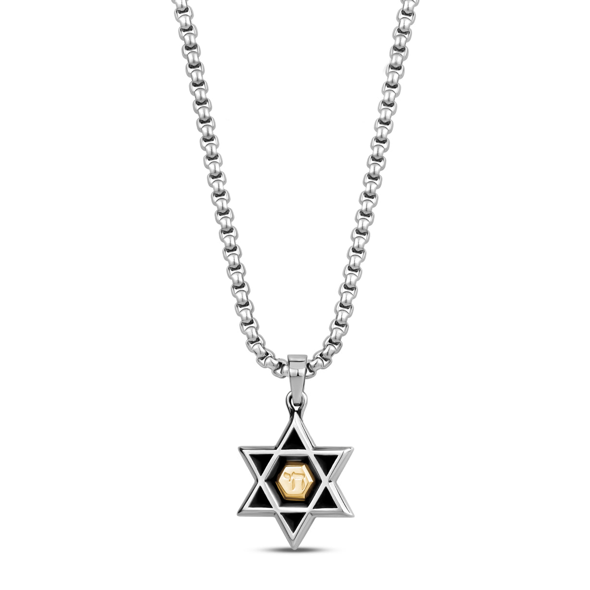 Star of David Chai Pendant