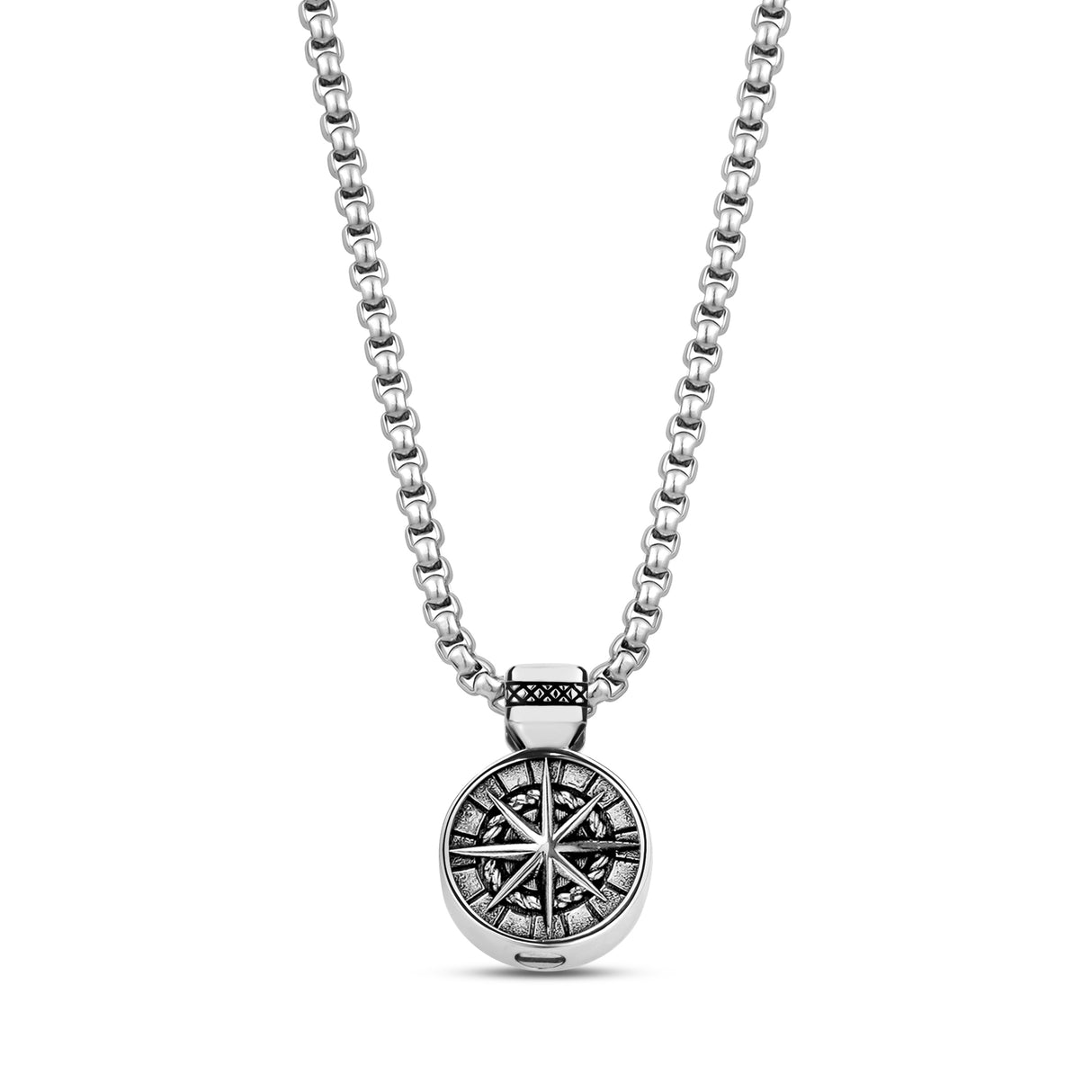 Compass Urn Pendant - Men Pendant - The Steel Shop