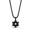 Stone-Set Star of David Pendant - Men Pendant - The Steel Shop