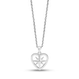 North Star Heart Pendant - Women Pendant - The Steel Shop