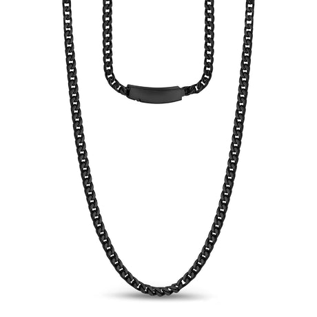 Cadena de eslabones finos Franco de 3 mm - Collar para hombre - The Steel Shop