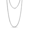 Collares unisex - Collar de eslabones cubanos de acero inoxidable de 3,5 mm