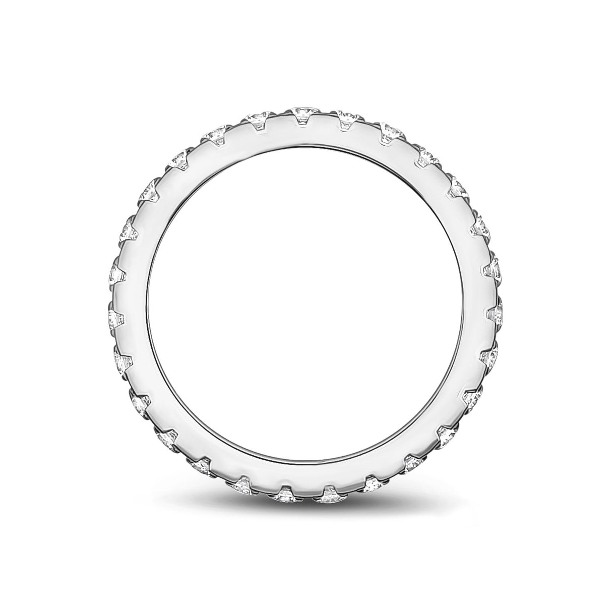 2.5mm Eternity Band - Anillo Mujer - The Steel Shop