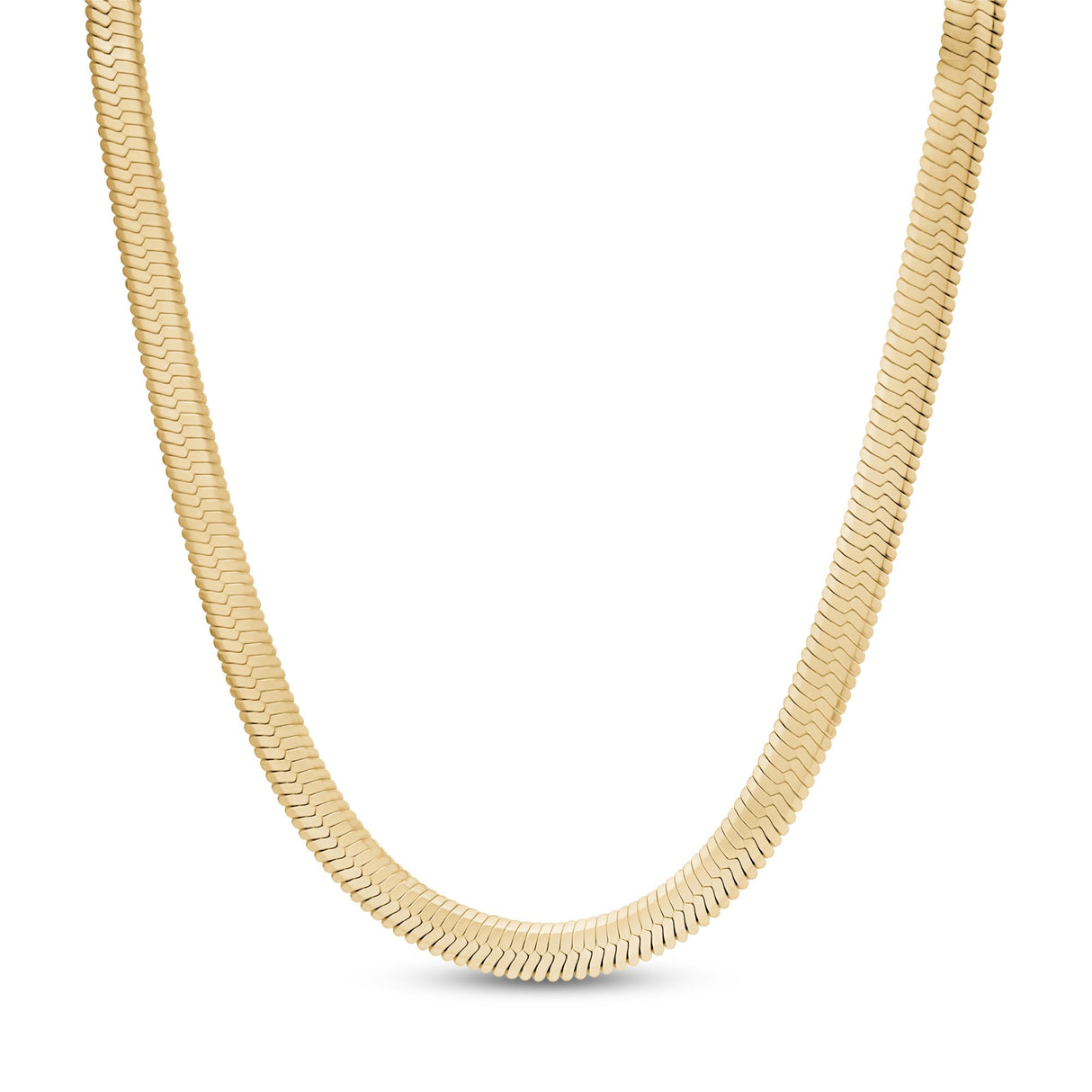 Collares de mujer - Cadena de espiga de oro de 6 mm